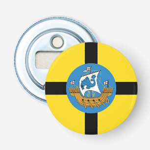 Flag of Wellington City, New Zealand Bottle Opener