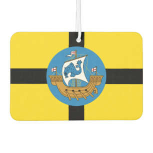 Flag of Wellington City, New Zealand Car Air Freshener