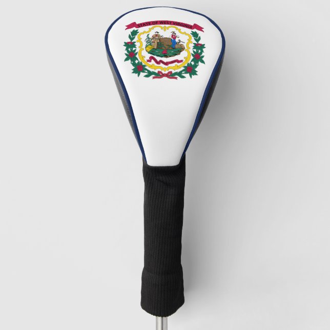 Flag of West Virginia, USA Golf Head Cover (Front)