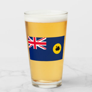 Flag of Western Australia State Glass