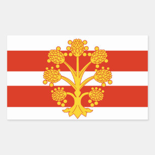 Flag of Westmorland Rectangular Sticker