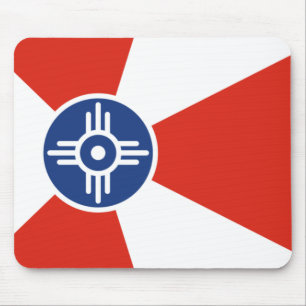 Flag of Wichita (Kansas, USA) Mouse Mat