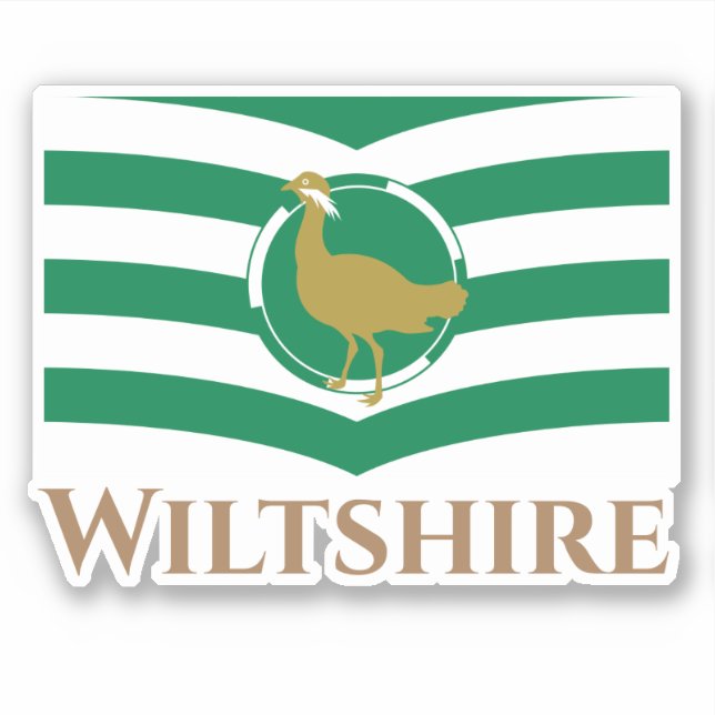 Flag of Wiltshire - ENGLAND (Front)