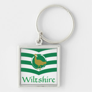 Flag of Wiltshire - ENGLAND Key Ring