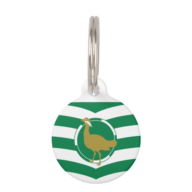 Flag of Wiltshire Pet ID Tag (Back)