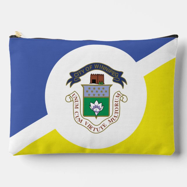 Flag of Winnipeg, Manitoba  Accessory Pouch (Front)