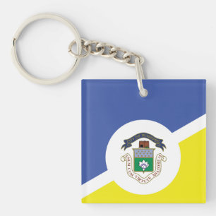 Flag of Winnipeg, Manitoba Keychain