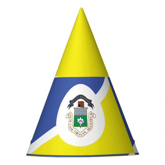 Flag of Winnipeg, Manitoba  Party Hat (Front)