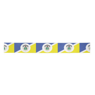 Flag of Winnipeg, Manitoba Satin Ribbon