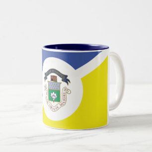 Flag of Winnipeg, Manitoba Two-Tone Coffee Mug