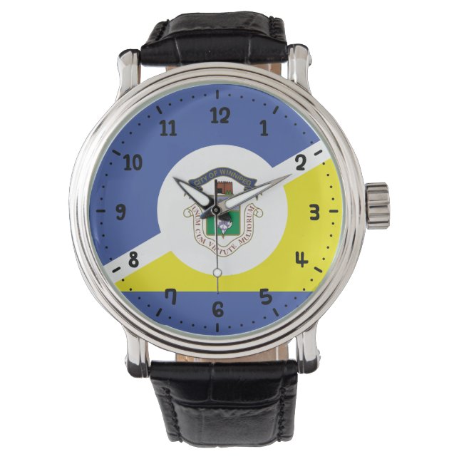 Flag of Winnipeg, Manitoba Watch (Front)