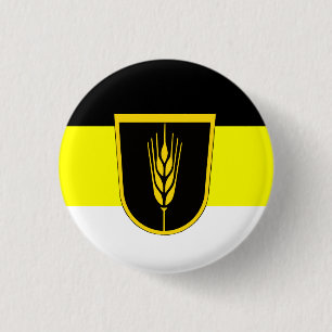 Flag of Wolgadeutsche (black/yellow/white version) 3 Cm Round Badge