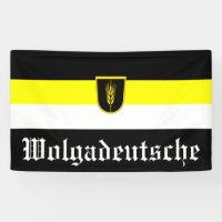 Flag of Wolgadeutsche (black/yellow/white version)