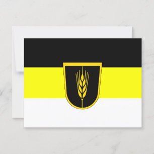 Flag of Wolgadeutsche (black/yellow/white version) Postcard