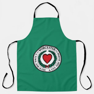 Flag of Worcester, Massachusetts  Apron