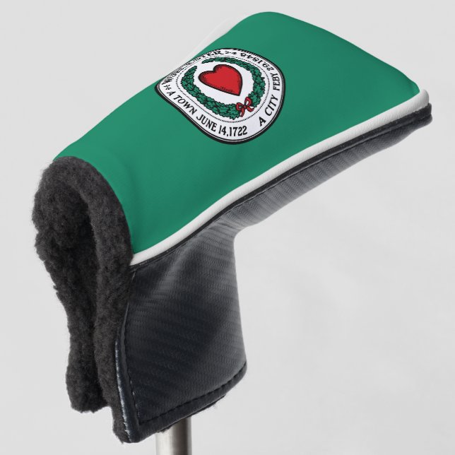 Flag of Worcester, Massachusetts Golf Head Cover (3/4 Front)
