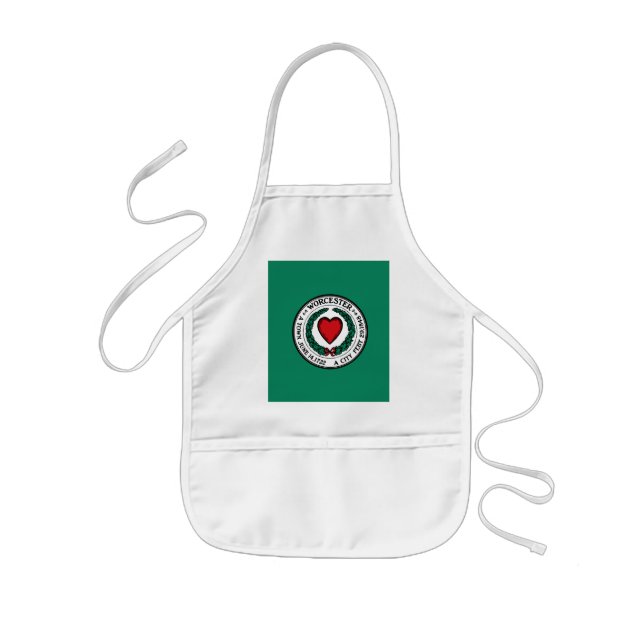 Flag of Worcester, Massachusetts  Kids Apron (Front)
