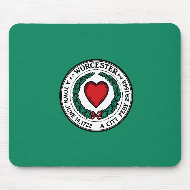 Flag of Worcester, Massachusetts Mouse Pad (Front)