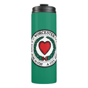 Flag of Worcester, Massachusetts Thermal Tumbler