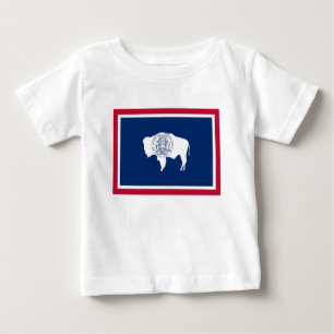 Flag of Wyoming Baby T-Shirt