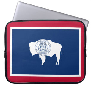 Flag of Wyoming Laptop Sleeve