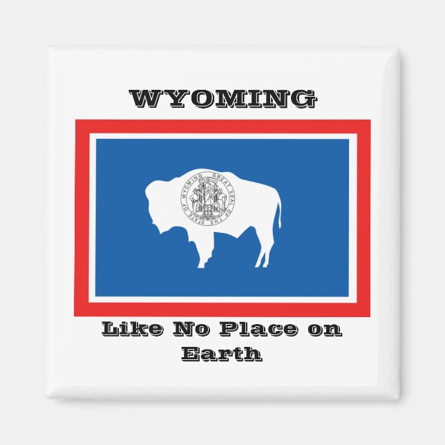 Flag of Wyoming Magnet (Front)