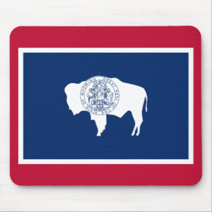 Flag of Wyoming Mouse Mat