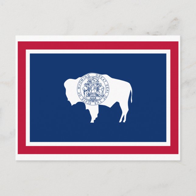 Flag of Wyoming Postcard (Front)