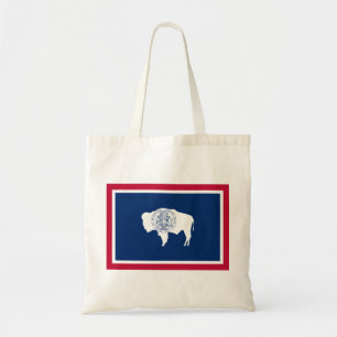 Flag of Wyoming Tote Bag