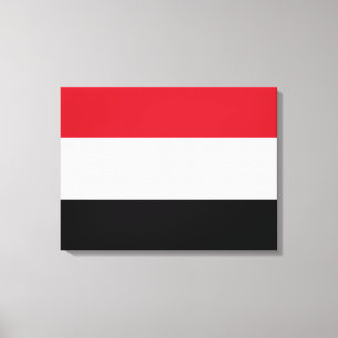 Flag of Yemen Canvas Print
