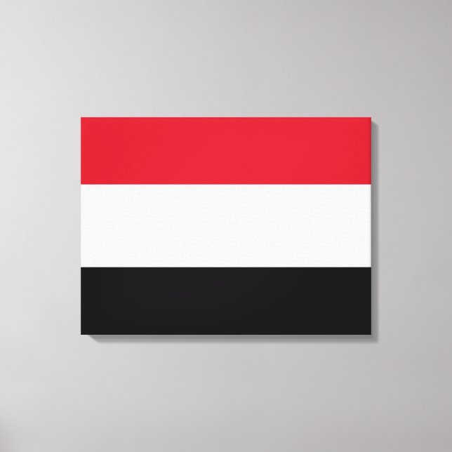 Flag of Yemen Canvas Print (Front)