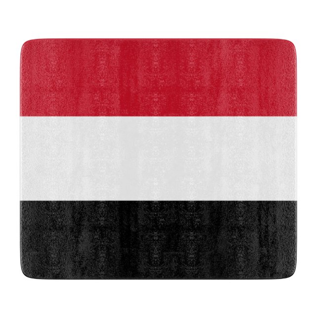 Flag of Yemen Cutting Board (Front)