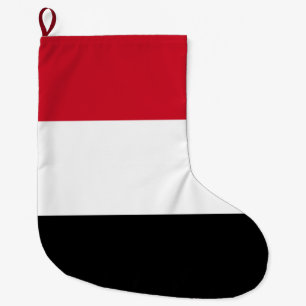 Flag of Yemen Large Christmas Stocking