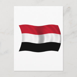 Flag of Yemen Postcard