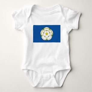 Flag of Yorkshire Athletic Headband Baby Bodysuit