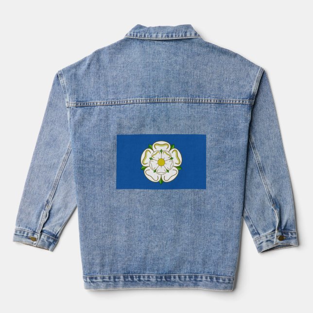 Flag of Yorkshire  Denim Jacket (Back)