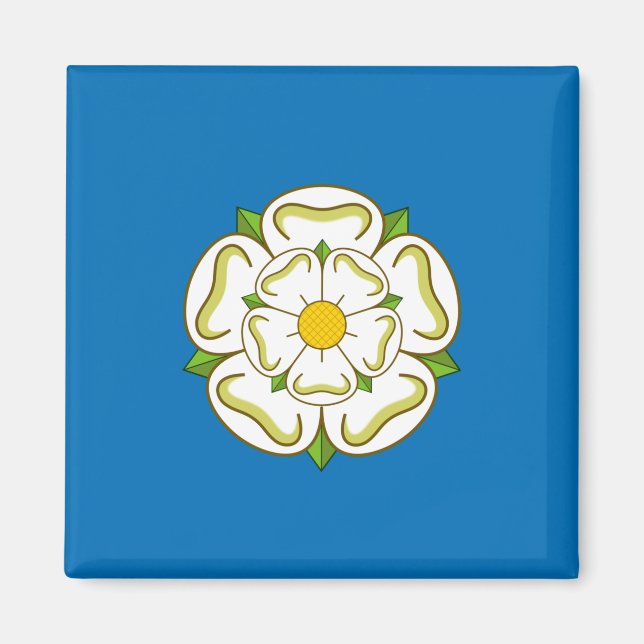 Flag of Yorkshire (English County) Magnet (Front)