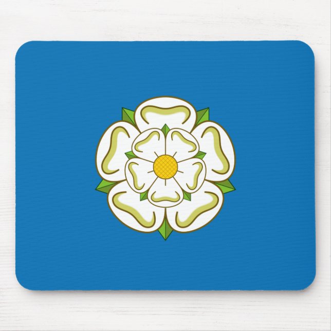 Flag of Yorkshire (English County) Mouse Mat (Front)