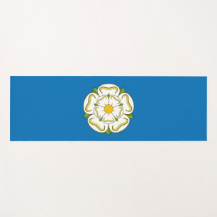 Flag of Yorkshire (English County) Yoga Mat