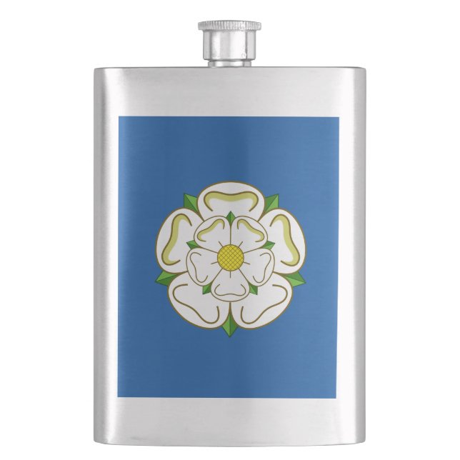 Flag of Yorkshire Flask (Front)