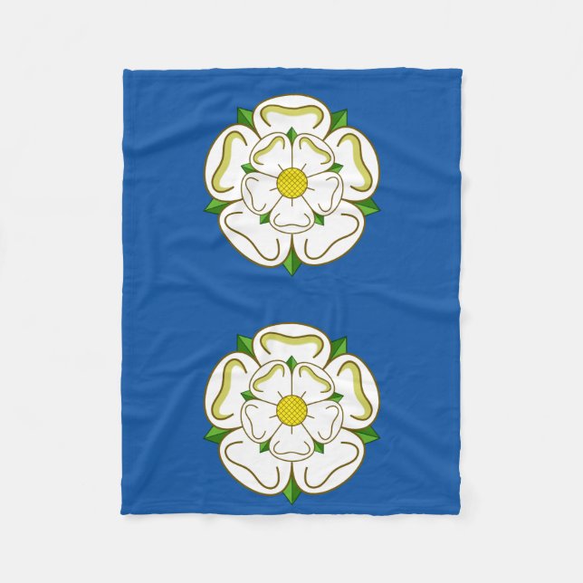 Flag of Yorkshire Fleece Blanket (Front)