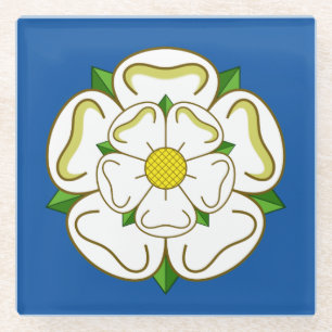 Flag of Yorkshire Glass Coaster
