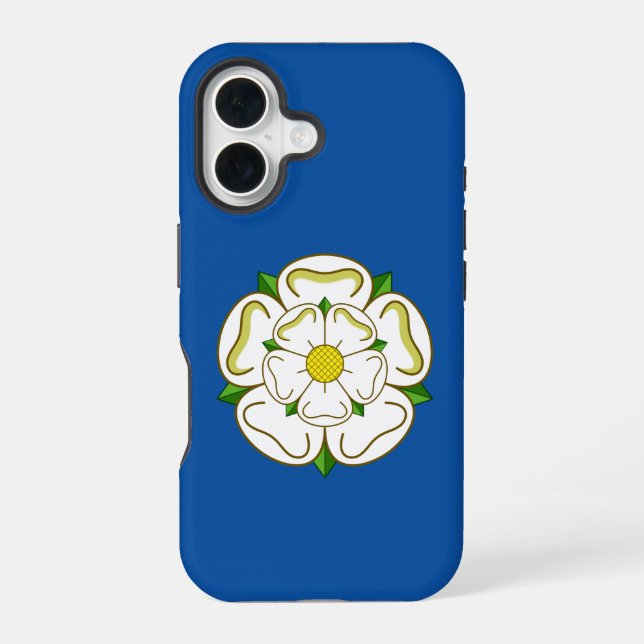 Flag of Yorkshire  iPhone 16 Case (Back)