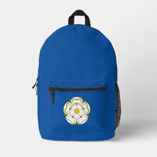 Flag of Yorkshire Keychain Printed Backpack