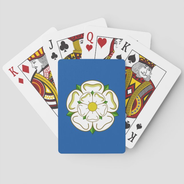 Flag of Yorkshire Playing Cards (Back)