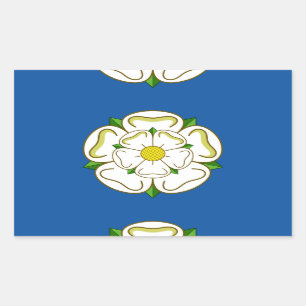 Flag of Yorkshire Rectangular Sticker