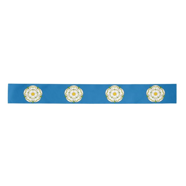 Flag of Yorkshire Satin Ribbon (Front)