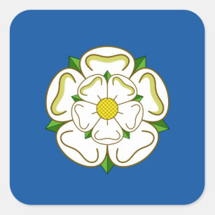 Flag of Yorkshire Square Sticker
