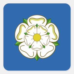 Flag of Yorkshire Square Sticker