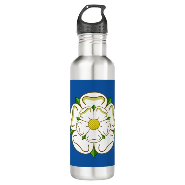 Flag of Yorkshire Stainless Steel Water Bottle (Front)